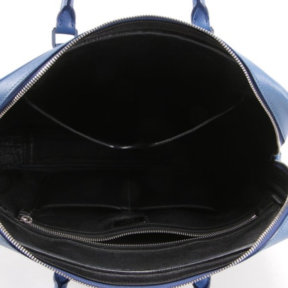 Prada Saffiano Leather Briefcase - Cobalt Blue - Picture 8 of 9